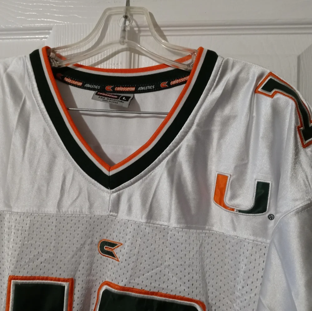 🏈UM FOOTBALL JERSEY CANES SWAGGER🏈 - Picture 3 of 16